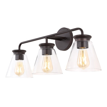 Kondo Modern Farmhouse Iron LED Vanity - JONATHAN Y